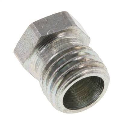 6L Zinc plated Steel Closing Plug for Tubes 315 Bar DIN 2353 [2 Pieces]