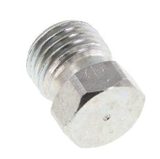6S Bouchon de fermeture en acier zingué pour tubes 630 Bar DIN 2353 [2 Pièces].