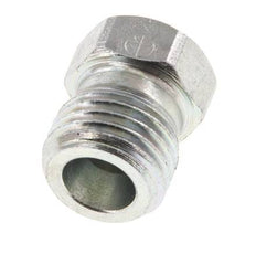 6S Bouchon de fermeture en acier zingué pour tubes 630 Bar DIN 2353 [2 Pièces].