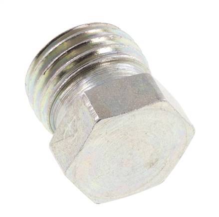 Bouchon de fermeture en acier zingué 8L pour tubes 315 Bar DIN 2353 [2 Pièces].