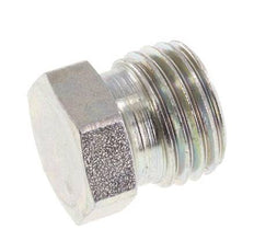 Bouchon de fermeture en acier zingué 8L pour tubes 315 Bar DIN 2353 [2 Pièces].