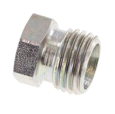 Bouchon de fermeture en acier zingué 8L pour tubes 315 Bar DIN 2353 [2 Pièces].