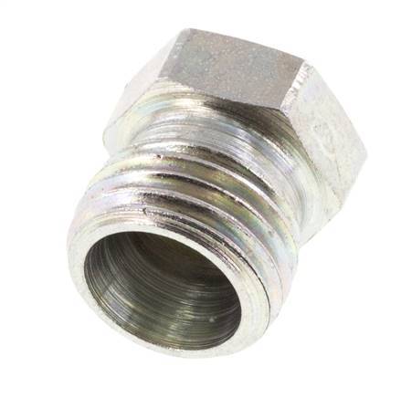Bouchon de fermeture en acier zingué 8L pour tubes 315 Bar DIN 2353 [2 Pièces].