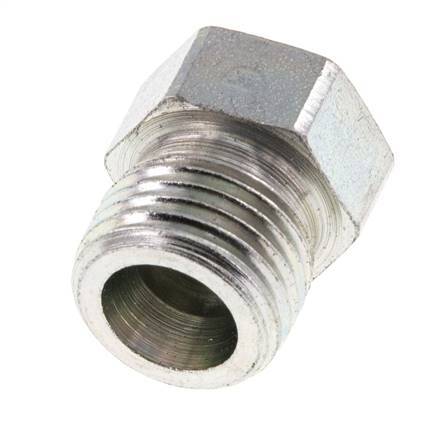 8S Zinc plated Steel Closing Plug for Tubes 630 Bar DIN 2353 [2 Pieces]