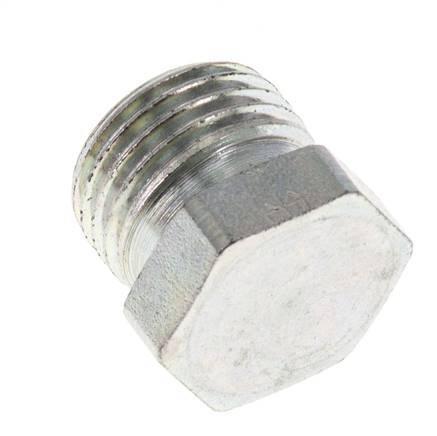 10L Zinc plated Steel Closing Plug for Tubes 315 Bar DIN 2353 [2 Pieces]
