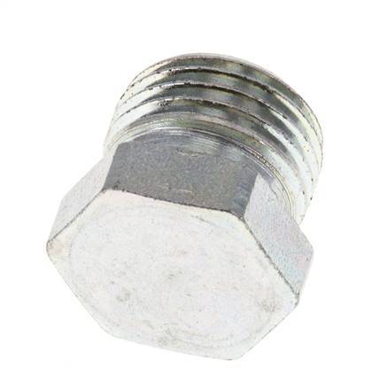 10L Zinc plated Steel Closing Plug for Tubes 315 Bar DIN 2353 [2 Pieces]