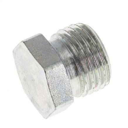 Bouchon de fermeture en acier zingué 10L pour tubes 315 Bar DIN 2353 [2 Pièces].