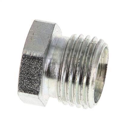 Bouchon de fermeture en acier zingué 10L pour tubes 315 Bar DIN 2353 [2 Pièces].