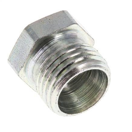 10L Zinc plated Steel Closing Plug for Tubes 315 Bar DIN 2353 [2 Pieces]