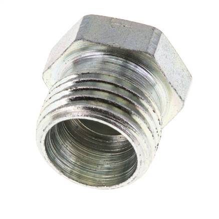 Bouchon de fermeture en acier zingué 10L pour tubes 315 Bar DIN 2353 [2 Pièces].