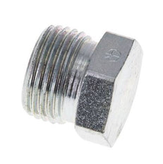 Bouchon de fermeture en acier zingué 12L pour tubes 315 Bar DIN 2353 [2 Pièces].