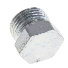 12L Zinc plated Steel Closing Plug for Tubes 315 Bar DIN 2353 [2 Pieces]