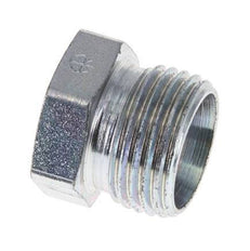 12L Zinc plated Steel Closing Plug for Tubes 315 Bar DIN 2353 [2 Pieces]