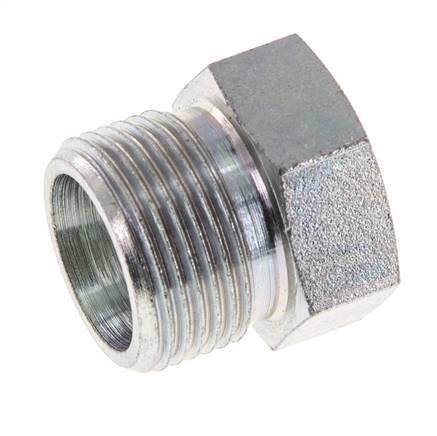 14S Bouchon de fermeture en acier zingué pour tubes 630 Bar DIN 2353