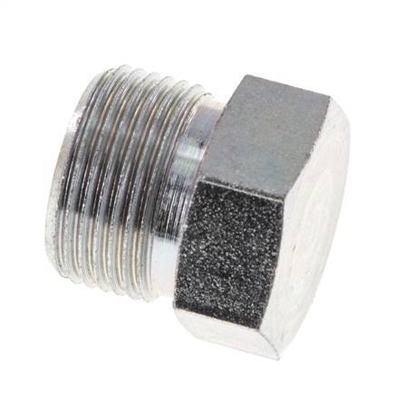 14S Bouchon de fermeture en acier zingué pour tubes 630 Bar DIN 2353