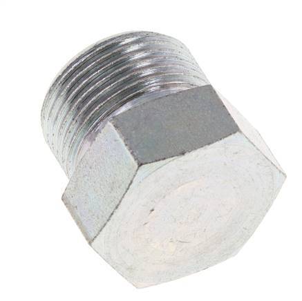 14S Bouchon de fermeture en acier zingué pour tubes 630 Bar DIN 2353