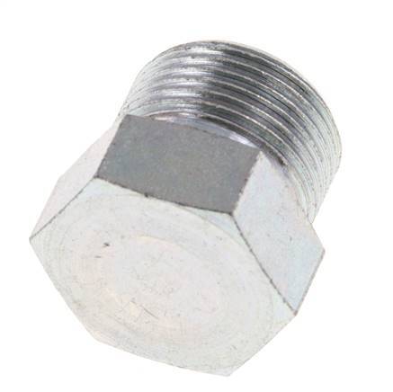 14S Bouchon de fermeture en acier zingué pour tubes 630 Bar DIN 2353