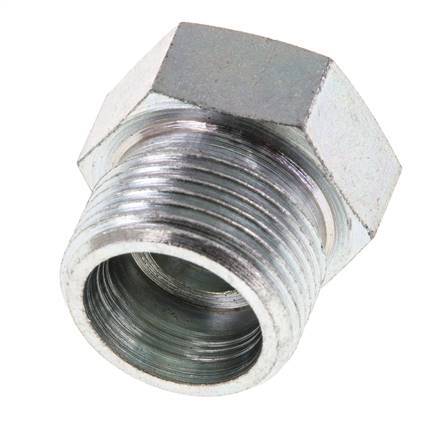 14S Bouchon de fermeture en acier zingué pour tubes 630 Bar DIN 2353