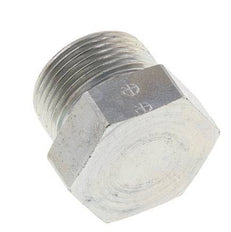 16S Zinc plated Steel Closing Plug for Tubes 400 Bar DIN 2353