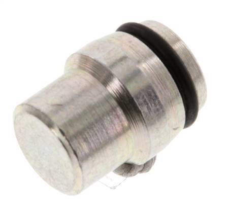 14S Zinc plated Steel Closing Plug for Cutting Ring Fittings 630 Bar DIN 2353 [2 Pieces]