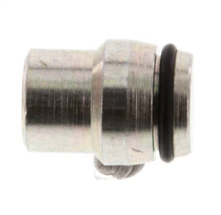 14S Zinc plated Steel Closing Plug for Cutting Ring Fittings 630 Bar DIN 2353 [2 Pieces]