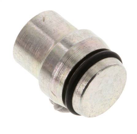 14S Zinc plated Steel Closing Plug for Cutting Ring Fittings 630 Bar DIN 2353 [2 Pieces]