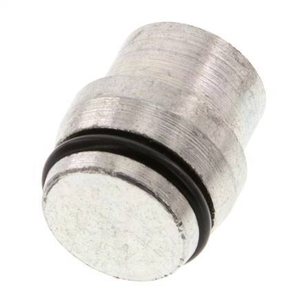 Bouchon de fermeture en acier zingué 15L pour les raccords à bague coupante 315 Bar DIN 2353 [5 Pièces].