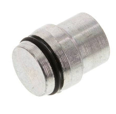 16S Bouchon de fermeture en acier zingué pour les raccords à bague coupante 400 Bar DIN 2353 [5 Pièces].