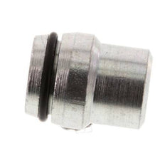 16S Bouchon de fermeture en acier zingué pour les raccords à bague coupante 400 Bar DIN 2353 [5 Pièces].