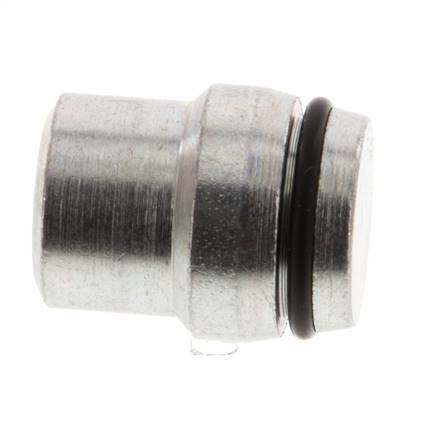 16S Bouchon de fermeture en acier zingué pour les raccords à bague coupante 400 Bar DIN 2353 [5 Pièces].