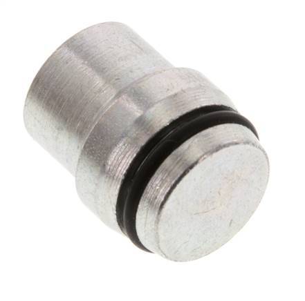 16S Bouchon de fermeture en acier zingué pour les raccords à bague coupante 400 Bar DIN 2353 [5 Pièces].