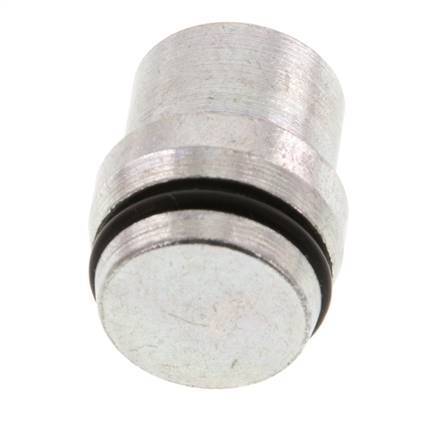 16S Bouchon de fermeture en acier zingué pour les raccords à bague coupante 400 Bar DIN 2353 [5 Pièces].