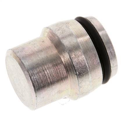 20S Zinc plated Steel Closing Plug for Cutting Ring Fittings 400 Bar DIN 2353 [2 Pieces]