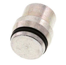 20S Zinc plated Steel Closing Plug for Cutting Ring Fittings 400 Bar DIN 2353 [2 Pieces]