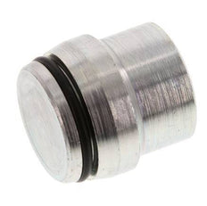 25S Bouchon de fermeture en acier zingué pour les raccords à bague coupante 400 Bar DIN 2353 [2 Pièces].