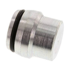 25S Bouchon de fermeture en acier zingué pour les raccords à bague coupante 400 Bar DIN 2353 [2 Pièces].