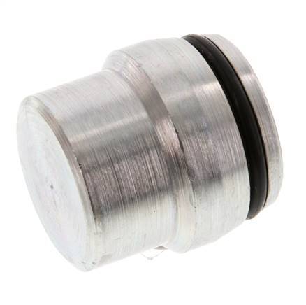 25S Bouchon de fermeture en acier zingué pour les raccords à bague coupante 400 Bar DIN 2353 [2 Pièces].
