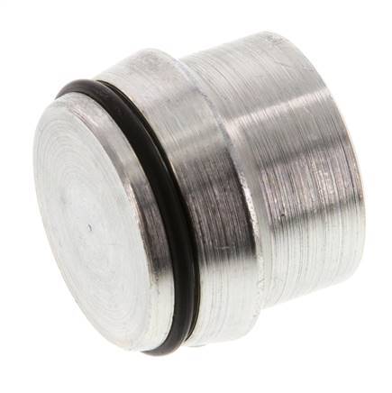 28L Zinc plated Steel Closing Plug for Cutting Ring Fittings 160 Bar DIN 2353 [2 Pieces]