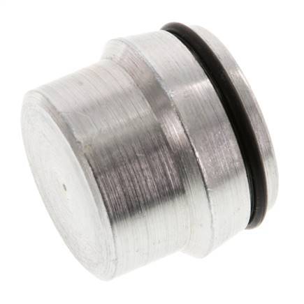 28L Zinc plated Steel Closing Plug for Cutting Ring Fittings 160 Bar DIN 2353 [2 Pieces]