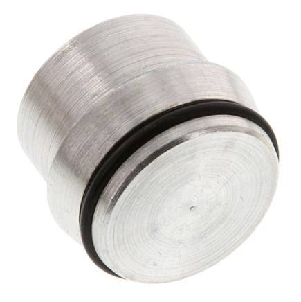 28L Zinc plated Steel Closing Plug for Cutting Ring Fittings 160 Bar DIN 2353 [2 Pieces]