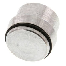 Bouchon de fermeture en acier zingué 28L pour raccords à bague coupante 160 Bar DIN 2353 [2 Pièces].
