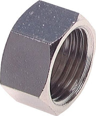 G 3/4'' Nickel plated Brass End cap 16 Bar [2 Pieces]