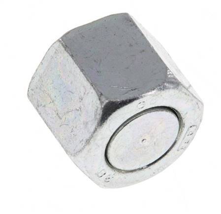 UNF 9/16''-18 Zinc plated Steel End cap ORFS 630 Bar