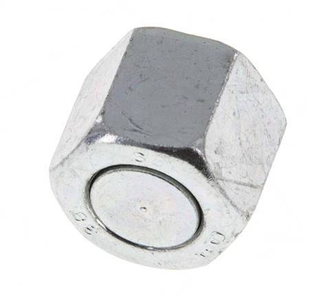 UNF 9/16''-18 Zinc plated Steel End cap ORFS 630 Bar
