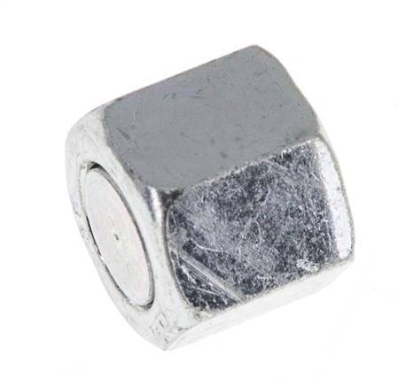 UNF 9/16''-18 Zinc plated Steel End cap ORFS 630 Bar
