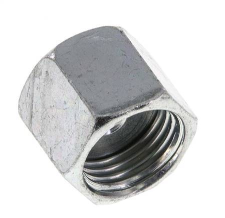 UNF 9/16''-18 Zinc plated Steel End cap ORFS 630 Bar