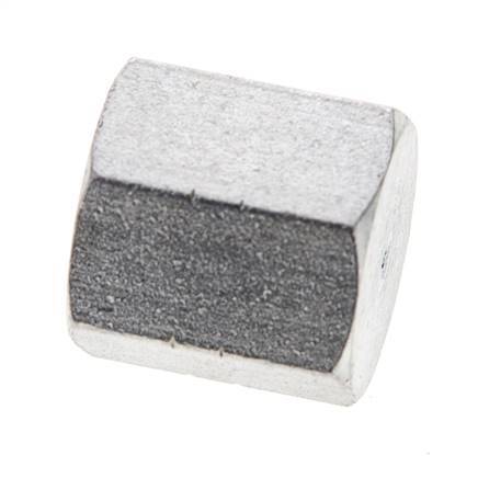 Bouchon de fermeture en acier zingué 1/8'' NPT avec barre hexagonale extérieure 345 [2 pièces].