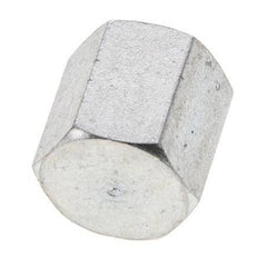 Bouchon de fermeture en acier zingué 1/8'' NPT avec barre hexagonale extérieure 345 [2 pièces].