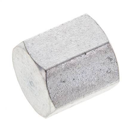 Bouchon de fermeture en acier zingué 1/8'' NPT avec barre hexagonale extérieure 345 [2 pièces].