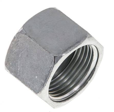 UN 1-3/16''-12 Acier zingué Embout ORFS 400 Bar